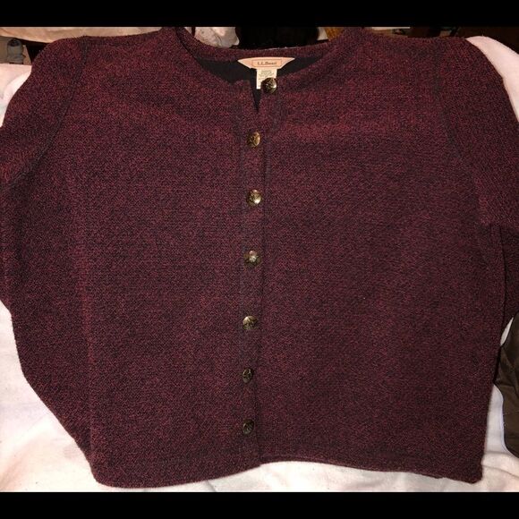 EUC Women’s LL Bean Size Medium Sweater/Cardigan - Picture 8 of 9